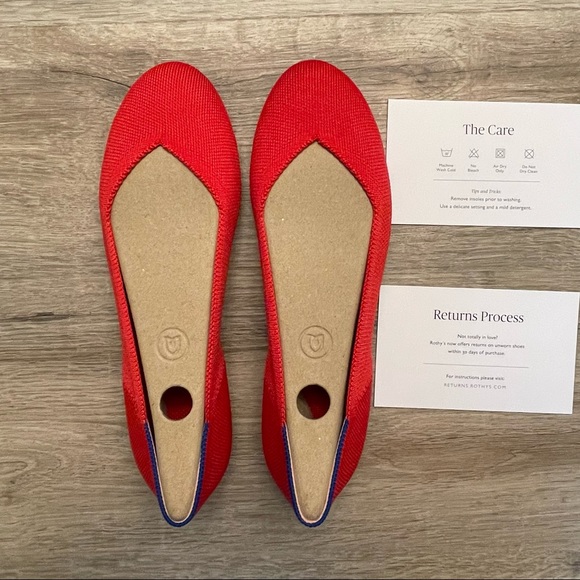 NIB Retired Rothy’s Flat sz8 in Ruby - Picture 6 of 7